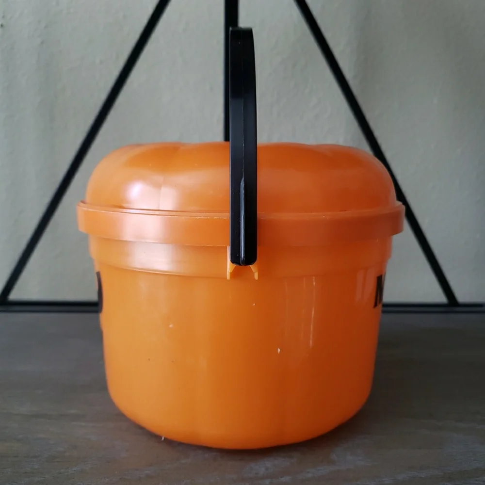Vintage Halloween Pumpkin Candy Pail Bucket‎ Trick or Treat McDonald's 1986